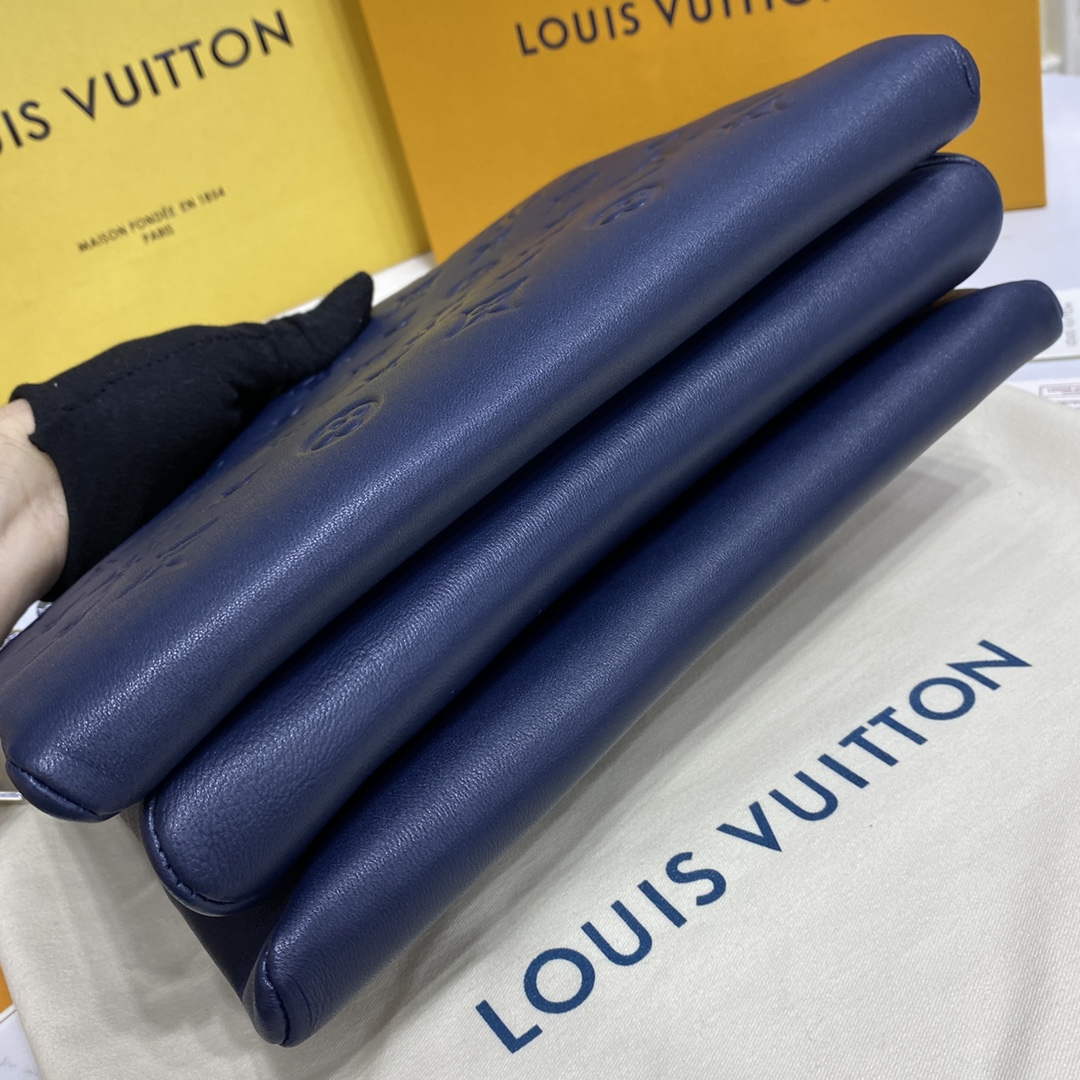LV M21282 Louis Vuitton Coussin PM Bag Marine Blue - Image 4