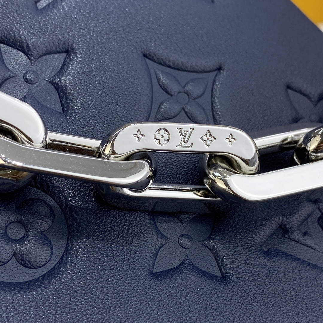 LV M21282 Louis Vuitton Coussin PM Bag Marine Blue - Image 6