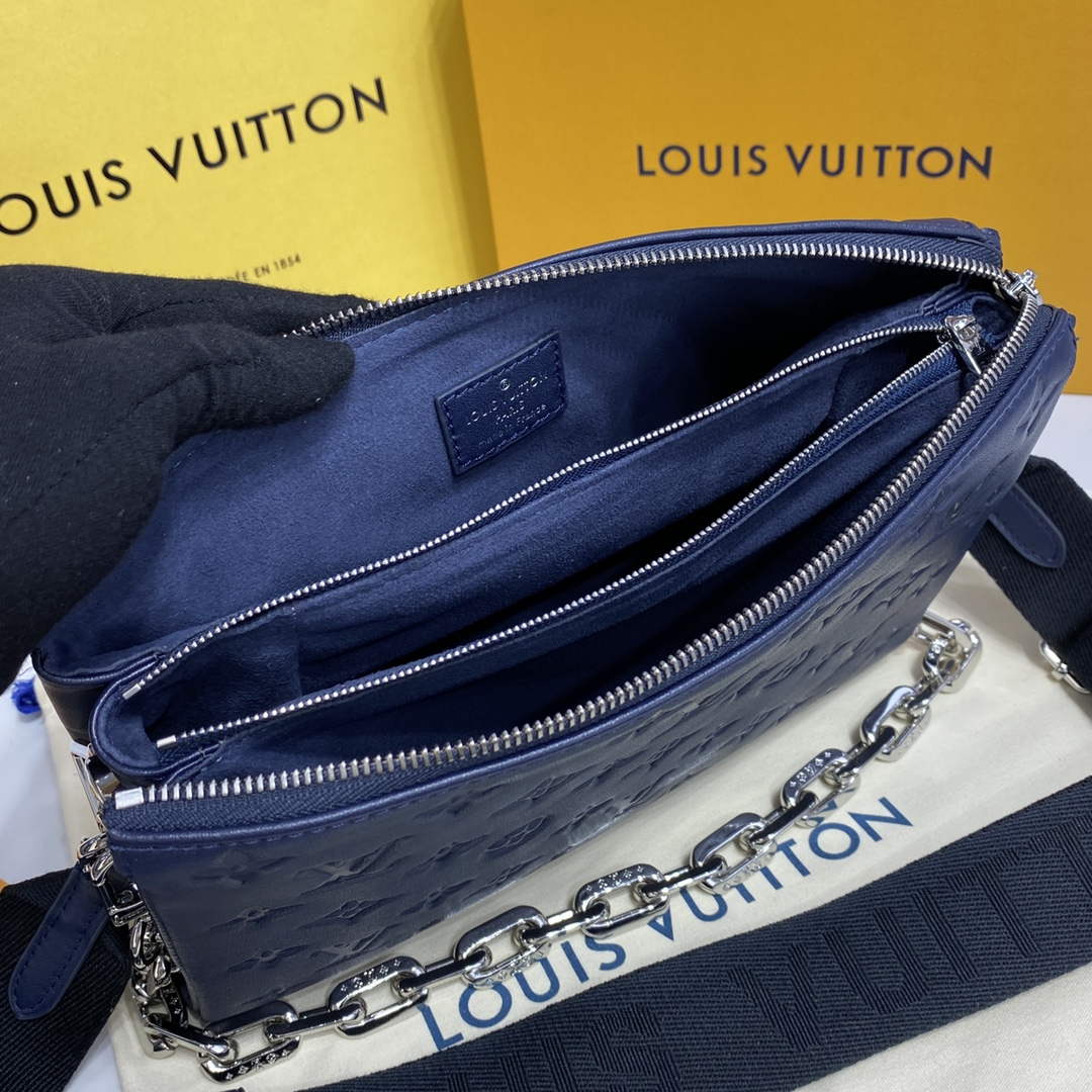 LV M21282 Louis Vuitton Coussin PM Bag Marine Blue - Image 8