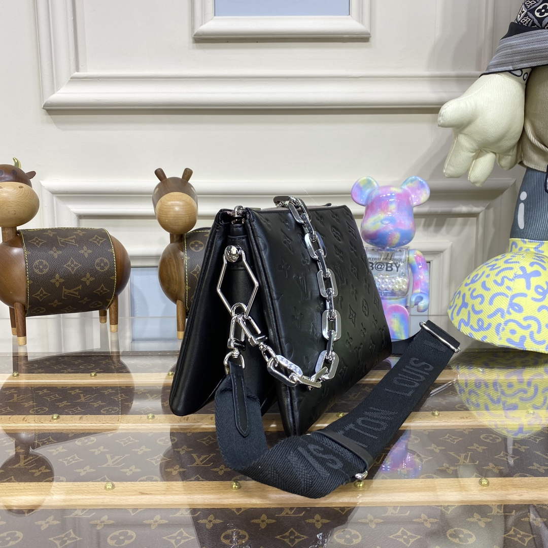 LV M21198 Louis Vuitton Coussin PM Bag Black - Image 3