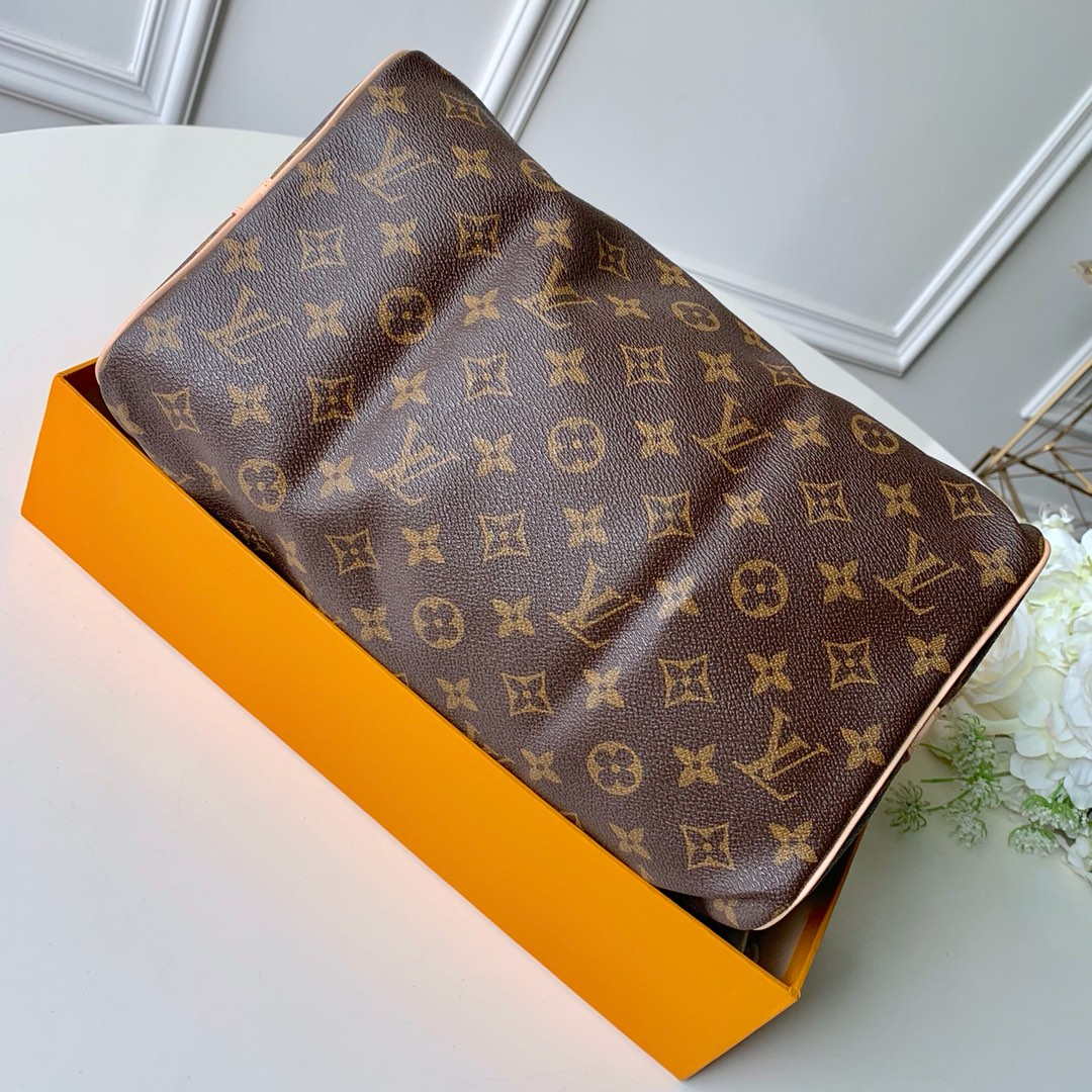 Louis Vuitton LV M41112 Speedy 30 Bag Monogram Canvas With Strap - Image 6