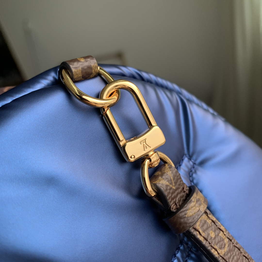 LV M21060 Louis Vuitton Palm Springs Mini Backpack Navy Blue - Image 6