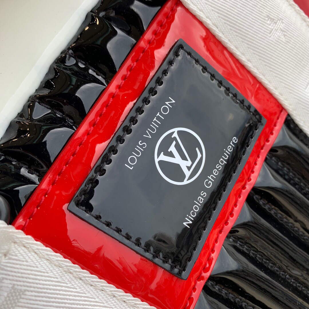 LV M58755 Louis Vuitton Neo Porte Documents Voyage Black White - Image 4
