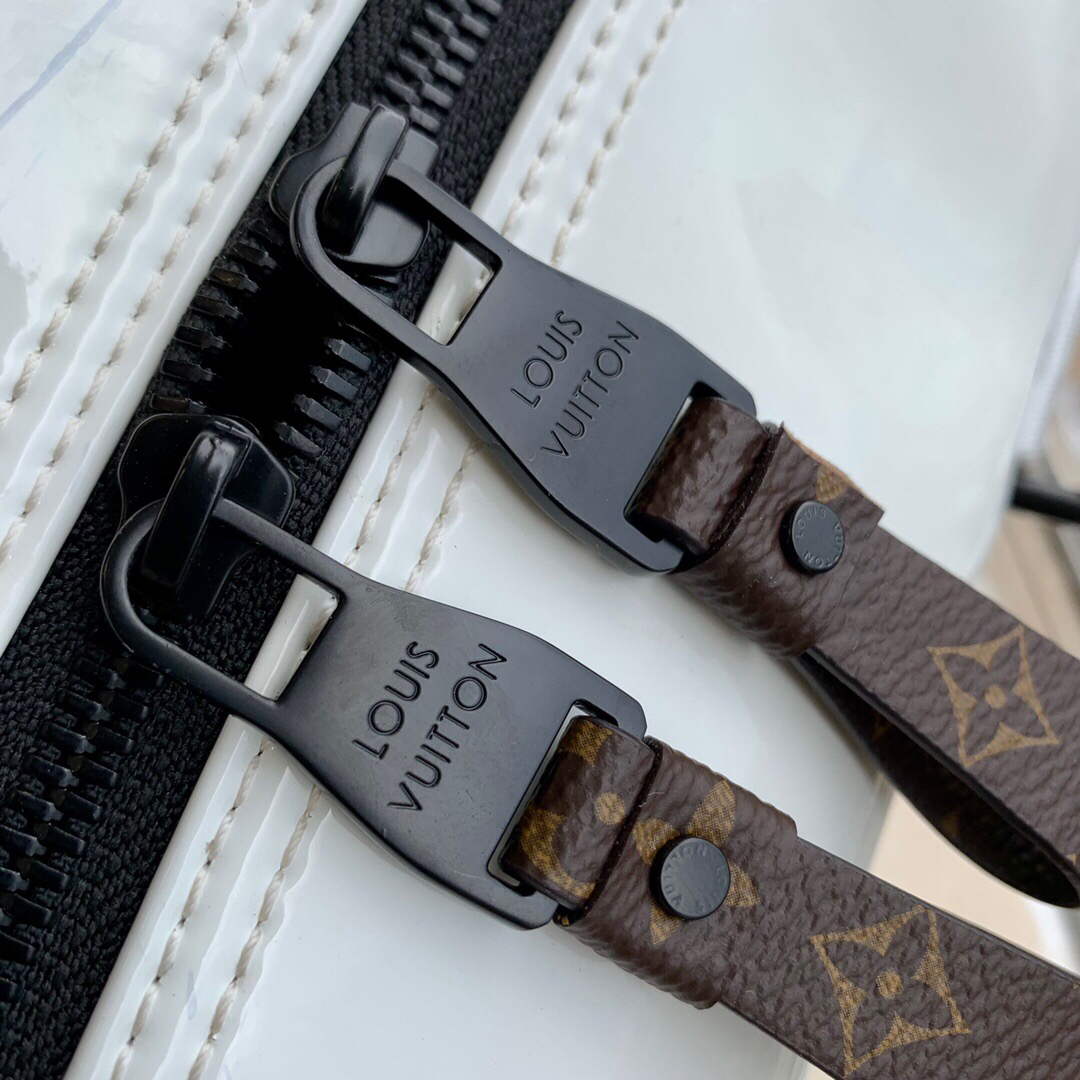 LV M58755 Louis Vuitton Neo Porte Documents Voyage Black White - Image 5