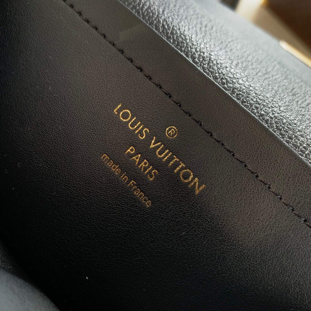 LV M46200 Louis Vuitton Marceau Chain Bag Black - Image 8