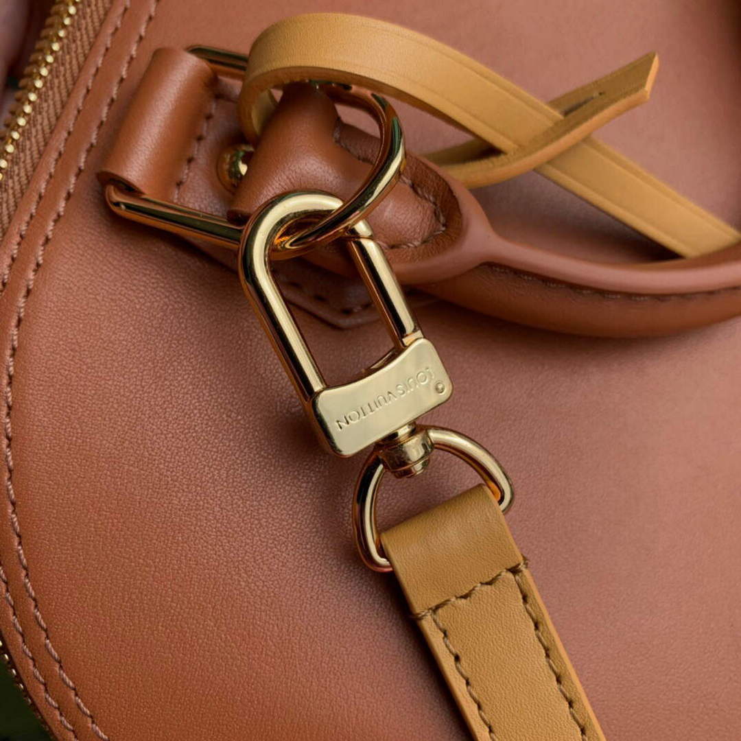LV M40302 Louis Vuitton Alma PM Handbag Brown - Image 5