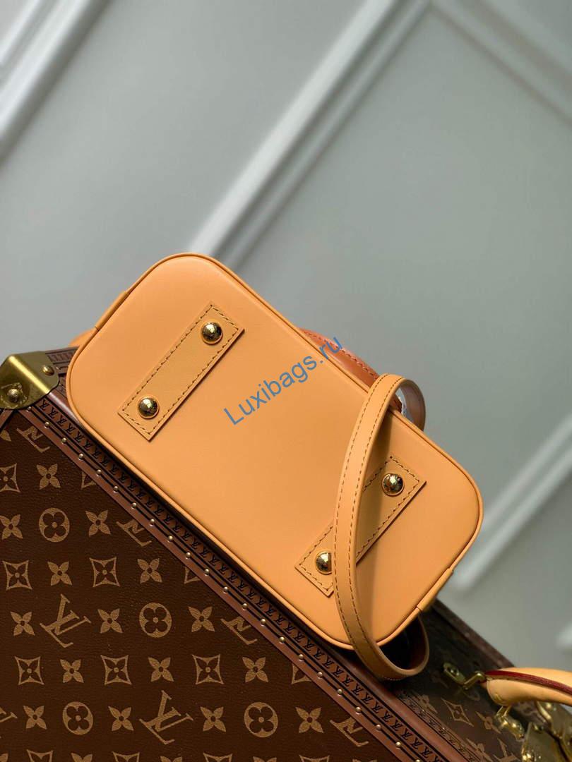LV M40862 Louis Vuitton Alma BB Handbag Brown - Image 3