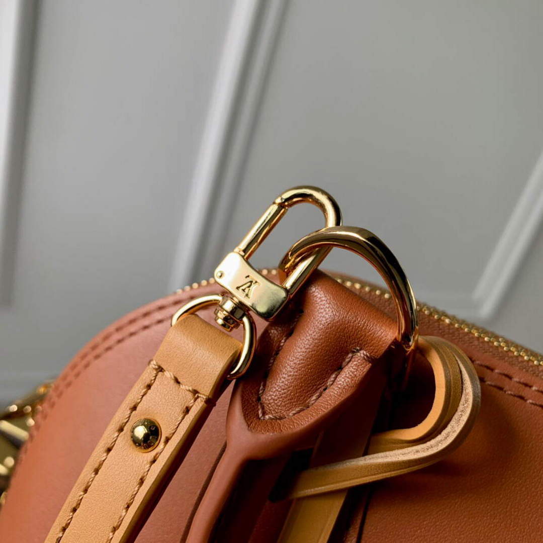 LV M40862 Louis Vuitton Alma BB Handbag Brown - Image 7