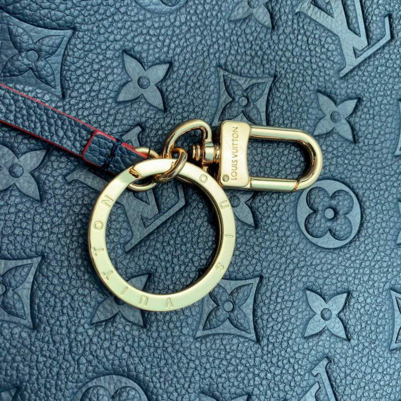 LV M41066 Louis Vuitton Artsy MM Handbag Black Red - Image 5