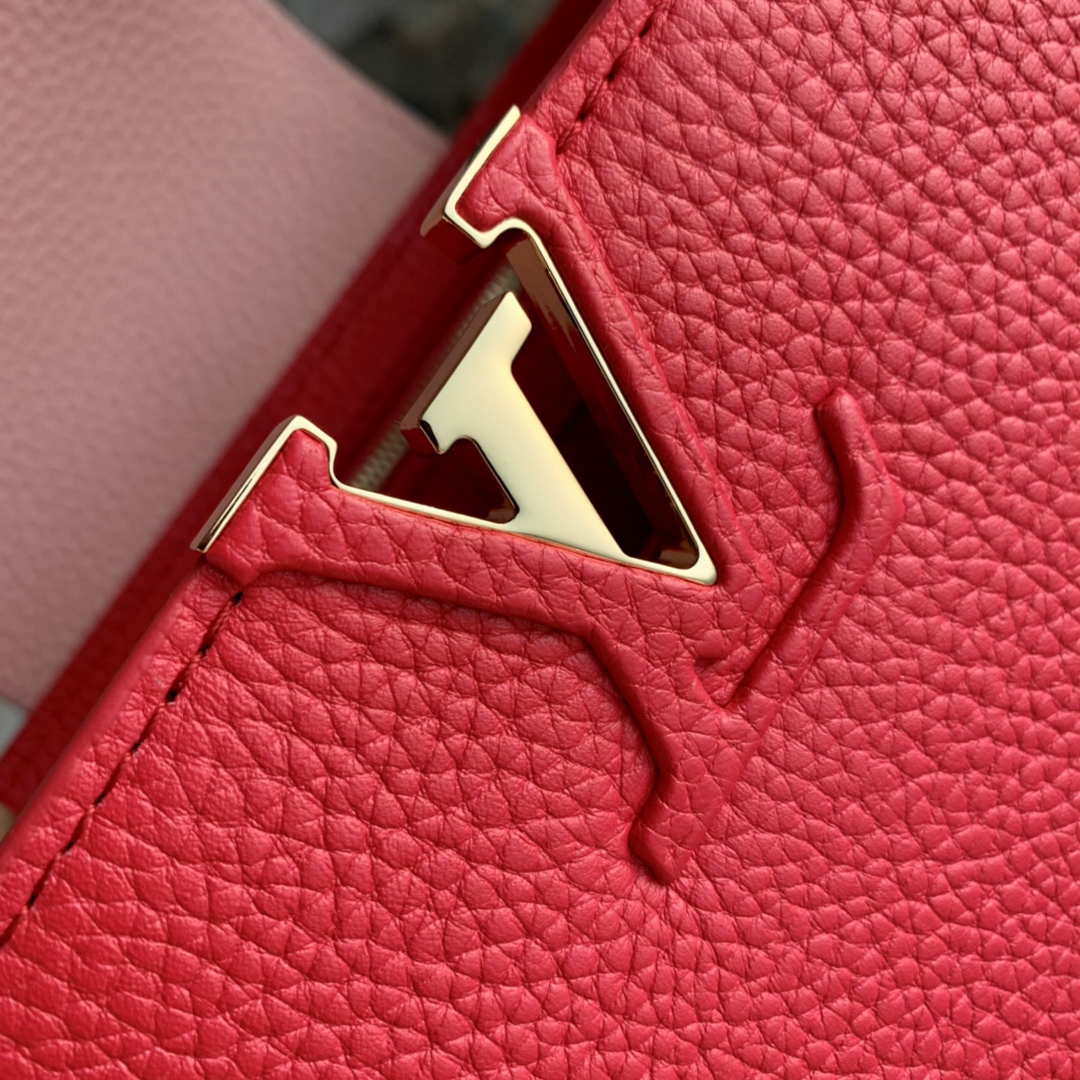 LV M20845 Louis Vuitton Capucines BB Handbag Red - Image 4