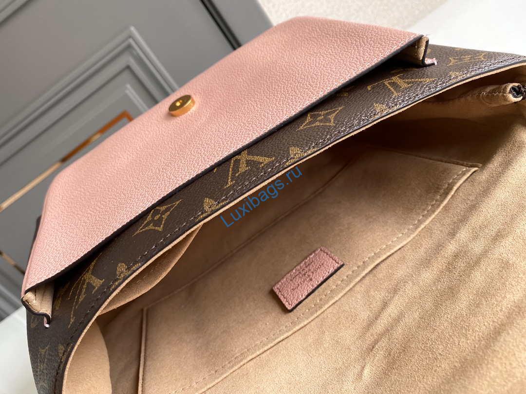 LV M44259 Louis Vuitton Marignan Messenger Top Handle Monogram M44286 Bag Pink - Image 8