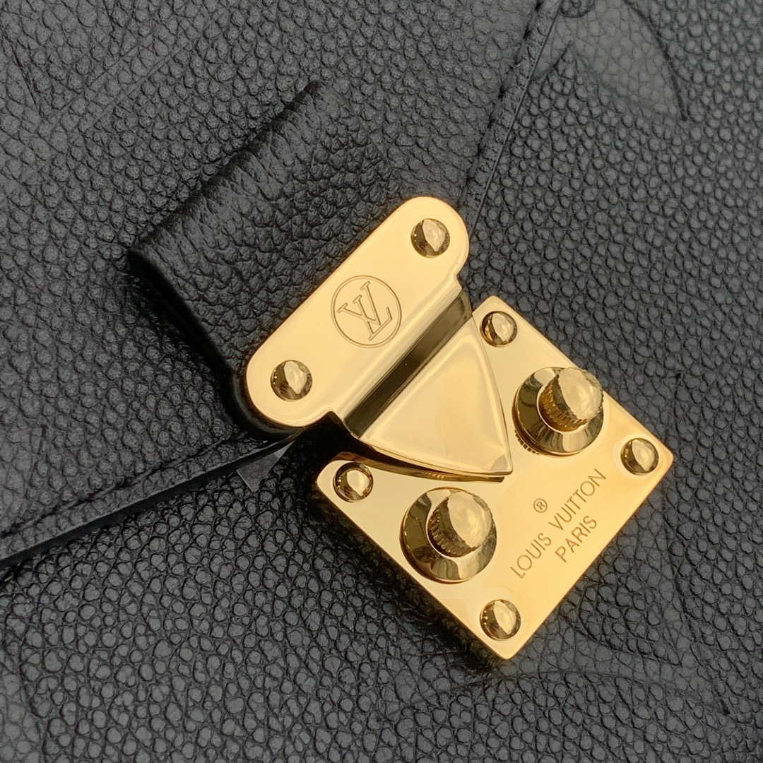 LV M59211 Louis Vuitton Empreinte Pochette Metis M41487 Black - Image 4