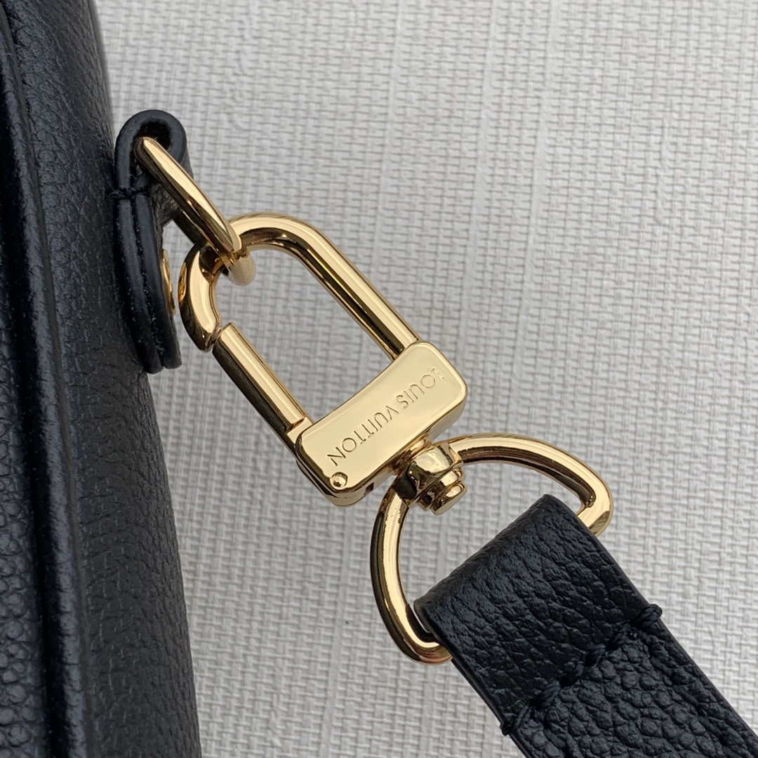LV M59211 Louis Vuitton Empreinte Pochette Metis M41487 Black - Image 5