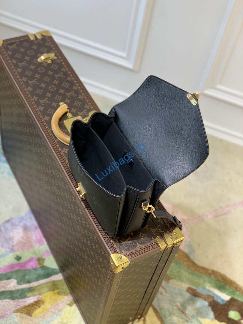 LV M59211 Louis Vuitton Empreinte Pochette Metis M41487 Black - Image 7