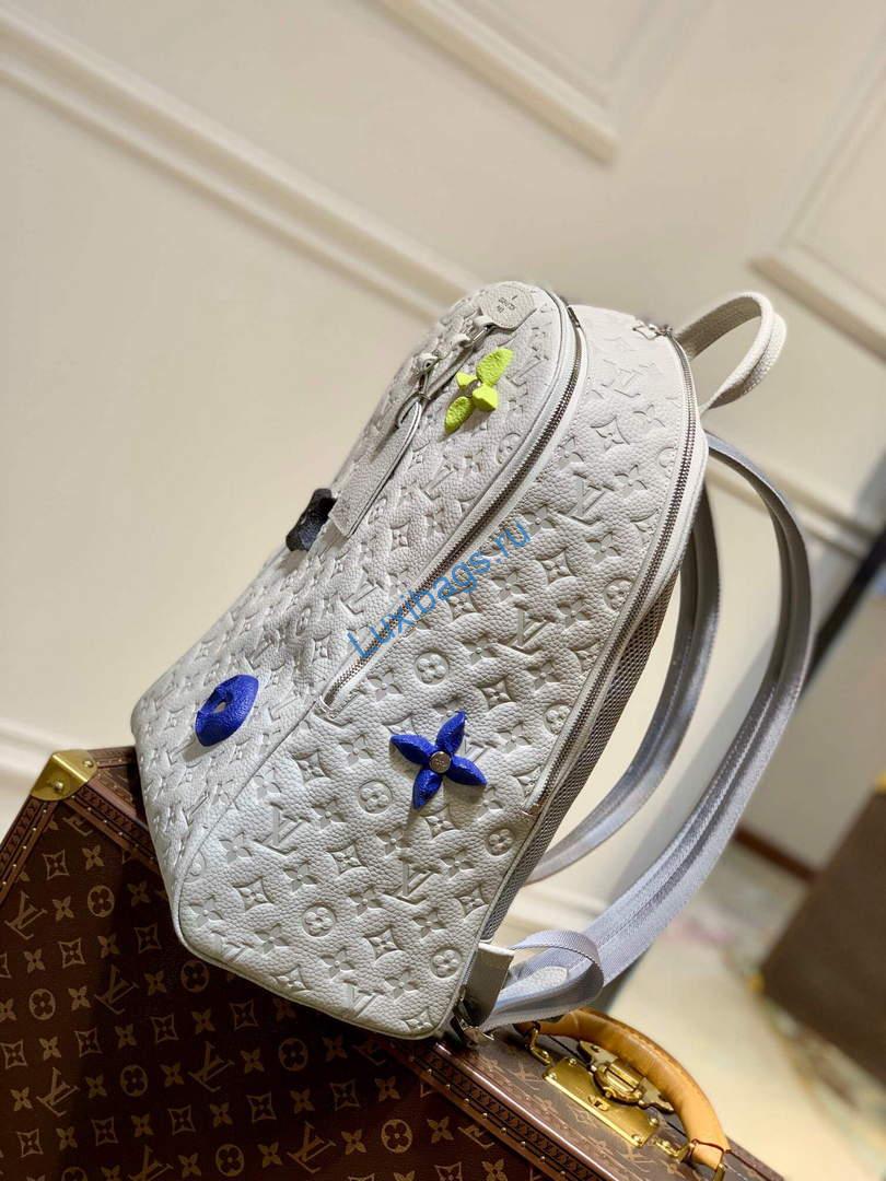 LV M20877 Louis Vuitton Ellipse Backpack Other Leathers Light Gray