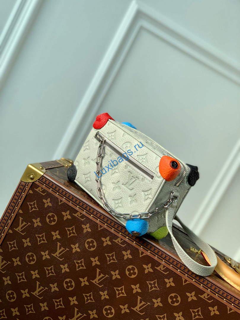 LV M81606 Louis Vuitton Mini Soft Trunk Chalk