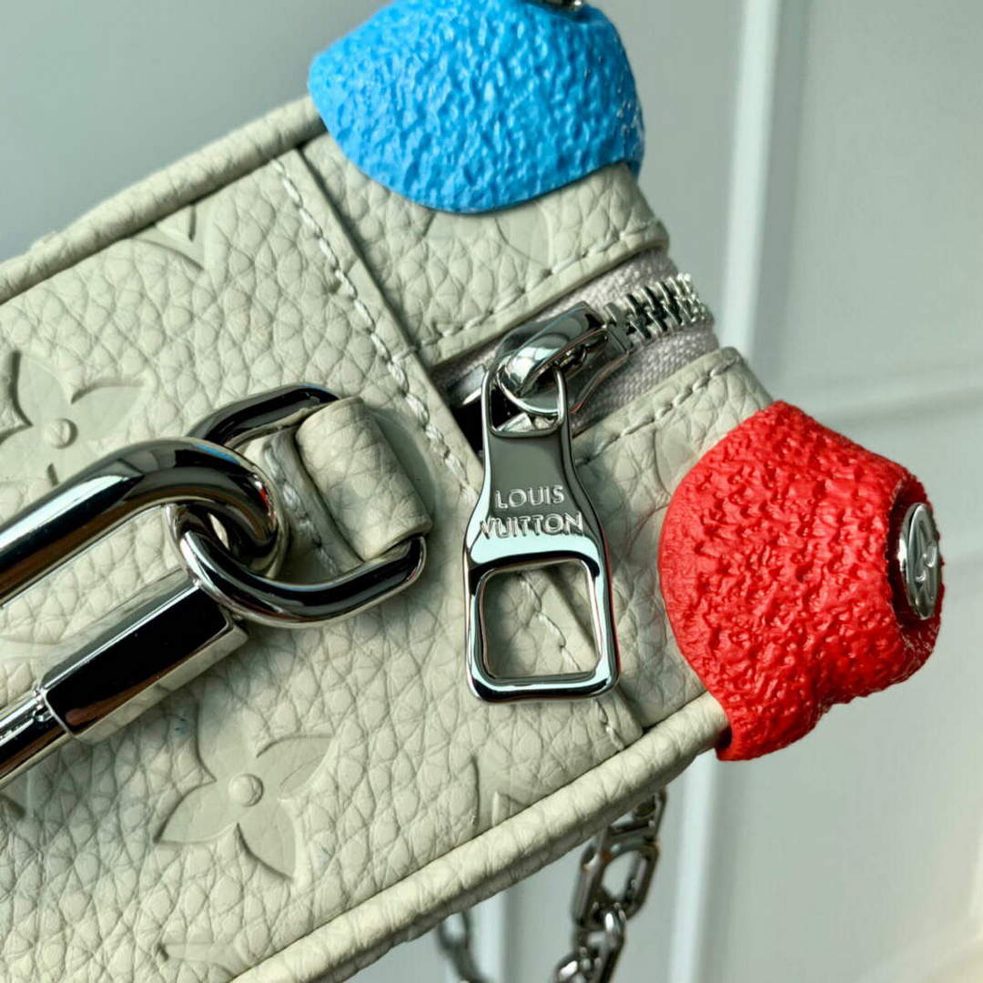 LV M81606 Louis Vuitton Mini Soft Trunk Chalk - Image 6