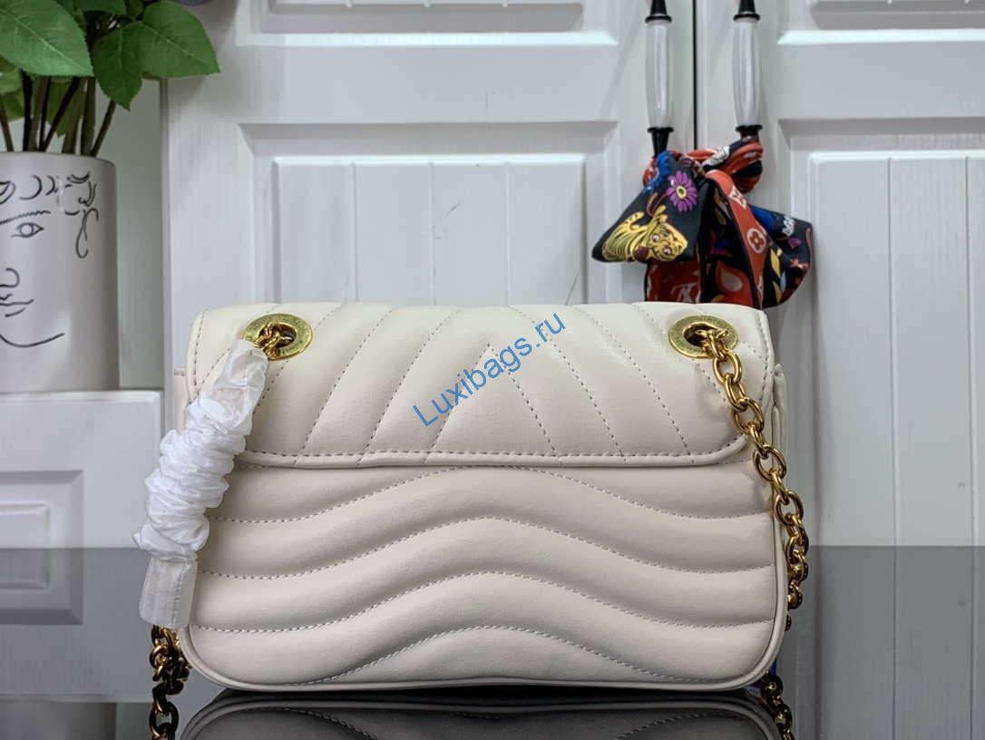 LV M20687 Louis Vuitton New Wave Multi-Pochette Leather M20838 White - Image 3