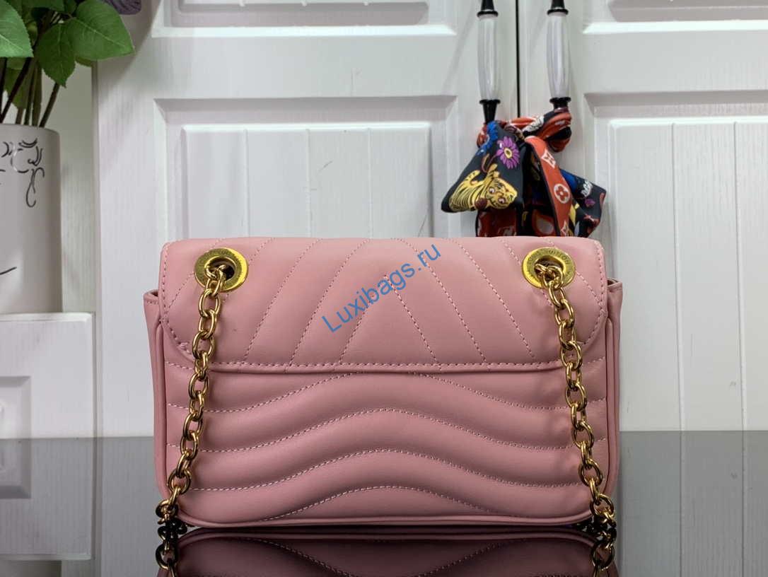 LV M20687 Louis Vuitton New Wave Multi-Pochette Leather M20838 Pink - Image 3