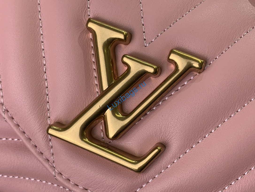 LV M20687 Louis Vuitton New Wave Multi-Pochette Leather M20838 Pink - Image 5