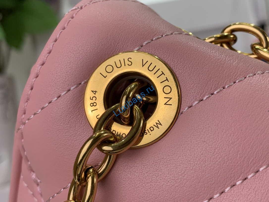 LV M20687 Louis Vuitton New Wave Multi-Pochette Leather M20838 Pink - Image 6