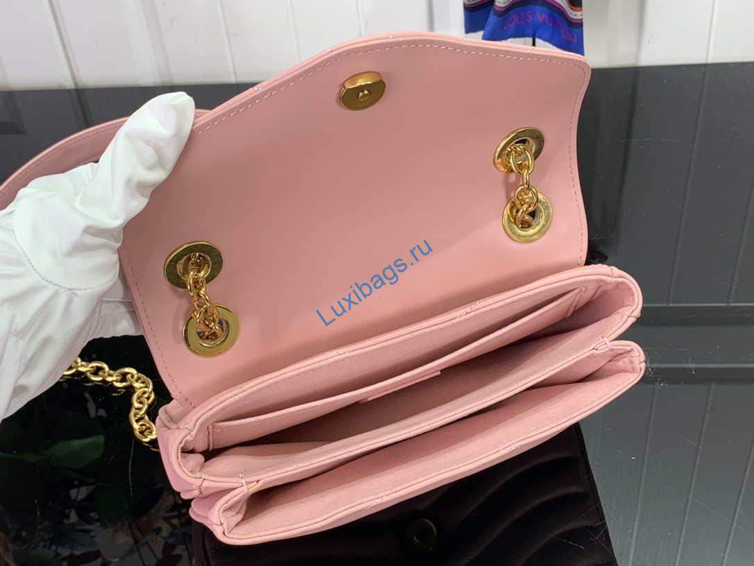 LV M20687 Louis Vuitton New Wave Multi-Pochette Leather M20838 Pink - Image 9