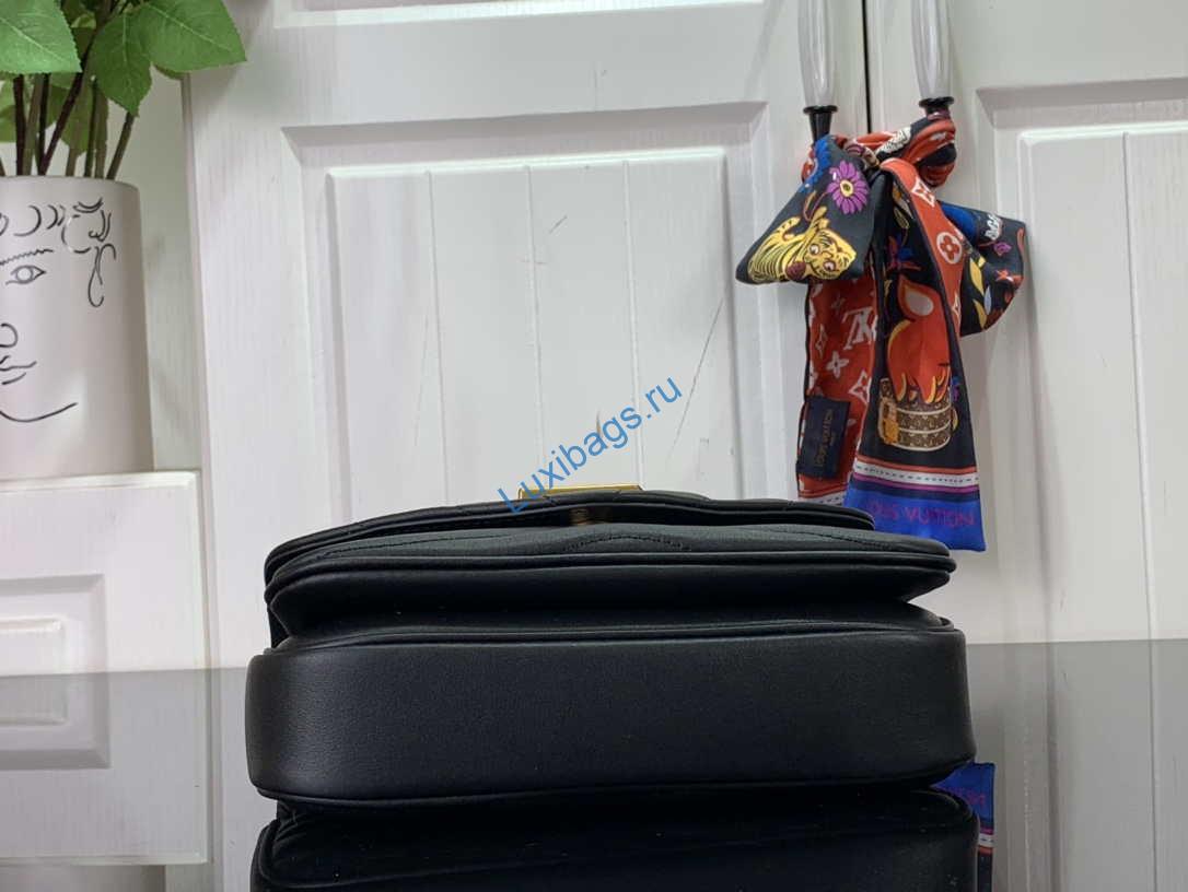 LV M20687 Louis Vuitton New Wave Multi-Pochette Leather M20838 Black - Image 4