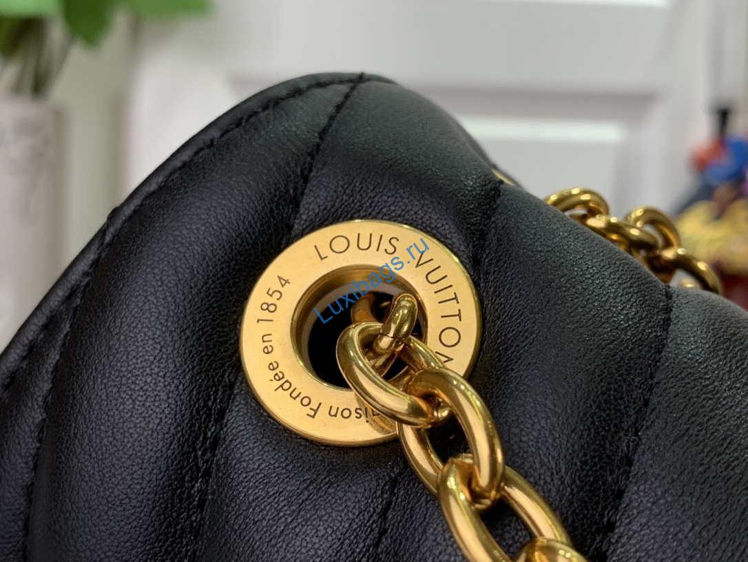 LV M20687 Louis Vuitton New Wave Multi-Pochette Leather M20838 Black - Image 6