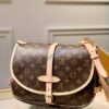 LV M40710 Louis Vuitton Saumur Messenger Monogram Bag