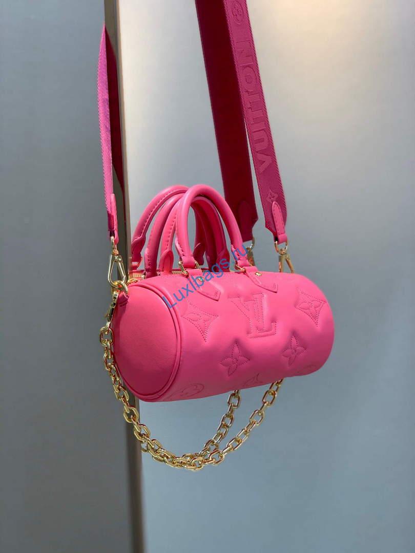 LV M59826 Louis Vuitton Papillon BB Bag Dragon Fruit Pink - Image 2