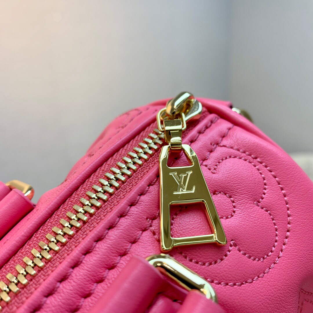 LV M59826 Louis Vuitton Papillon BB Bag Dragon Fruit Pink - Image 3