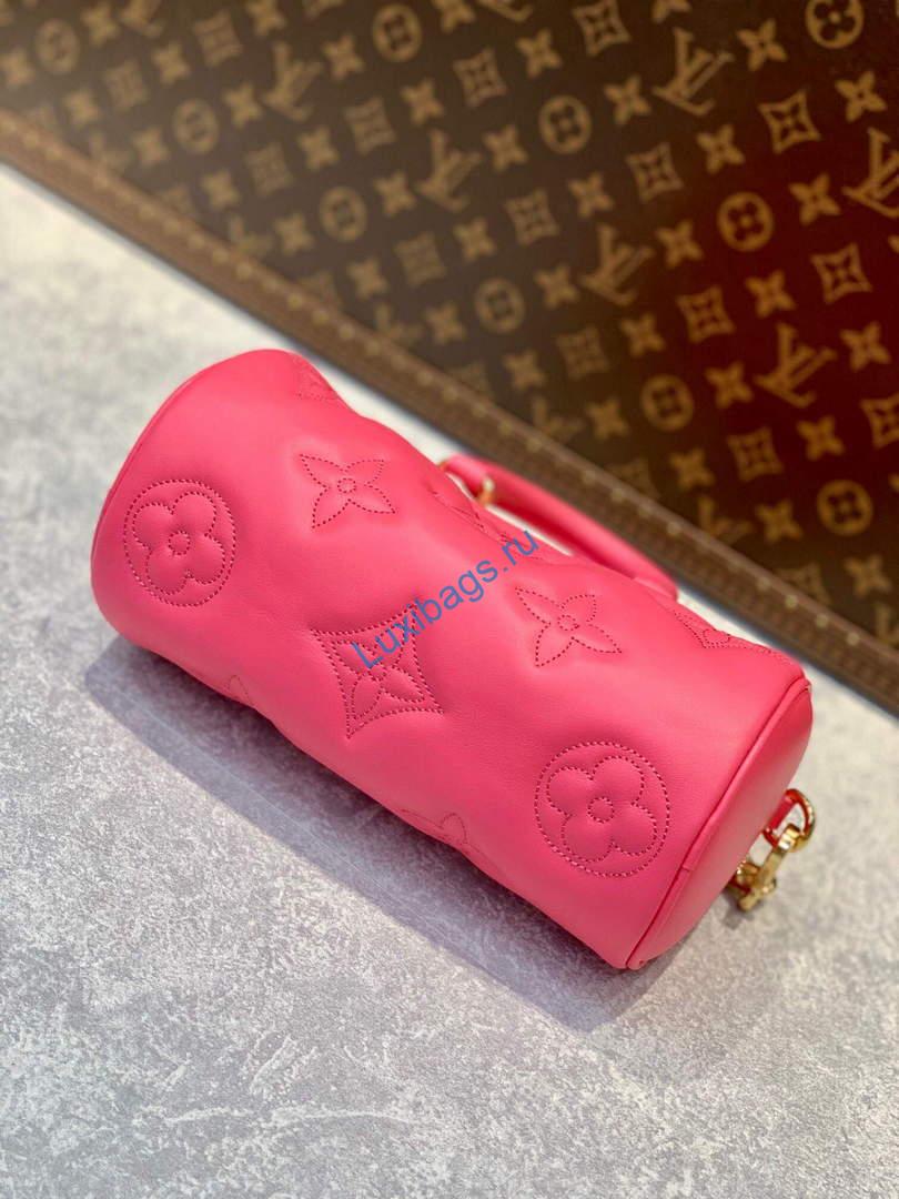 LV M59826 Louis Vuitton Papillon BB Bag Dragon Fruit Pink - Image 6
