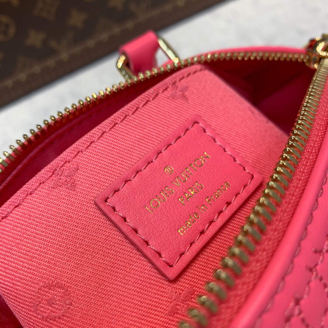 LV M59826 Louis Vuitton Papillon BB Bag Dragon Fruit Pink - Image 8