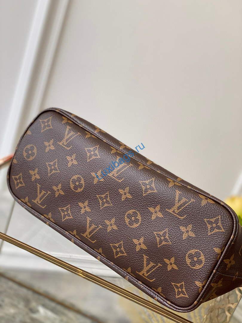 Louis Vuitton LV M41001 Neverfull PM Monogram Canvas Red
