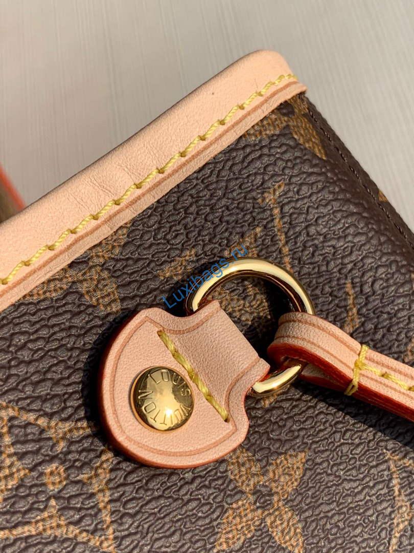 Louis Vuitton LV M41001 Neverfull PM Monogram Canvas Red - Image 7