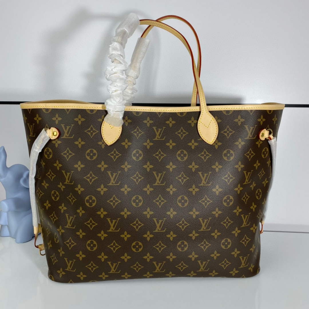 Louis Vuitton LV M40992 Neverfull GM Monogram Canvas Yellow - Image 2