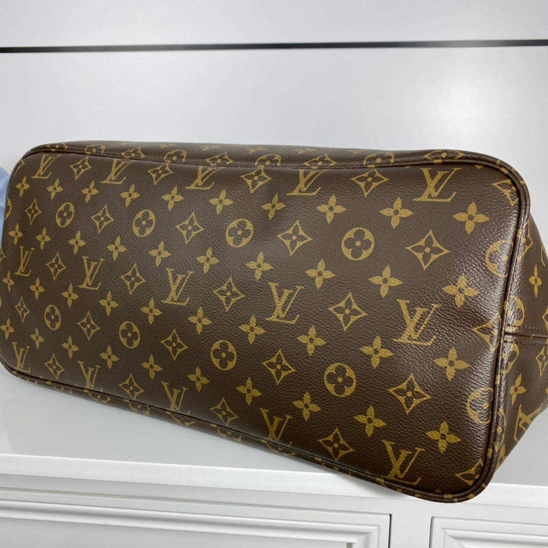 Louis Vuitton LV M40992 Neverfull GM Monogram Canvas Yellow - Image 3