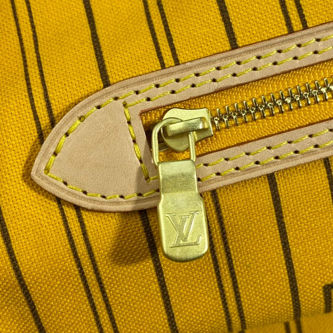 Louis Vuitton LV M40992 Neverfull GM Monogram Canvas Yellow - Image 5