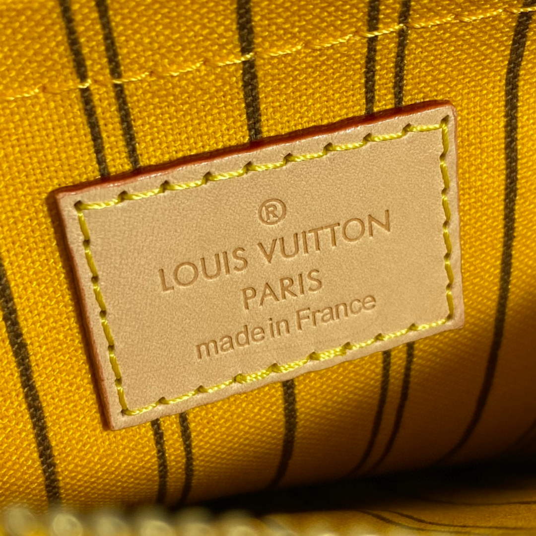 Louis Vuitton LV M40992 Neverfull GM Monogram Canvas Yellow - Image 9