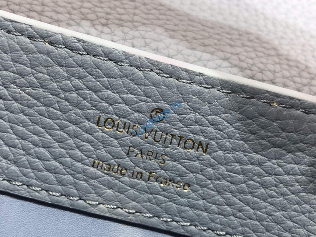 LV M58586 Louis Vuitton Capucines Mini BB Handbag Blue - Image 8