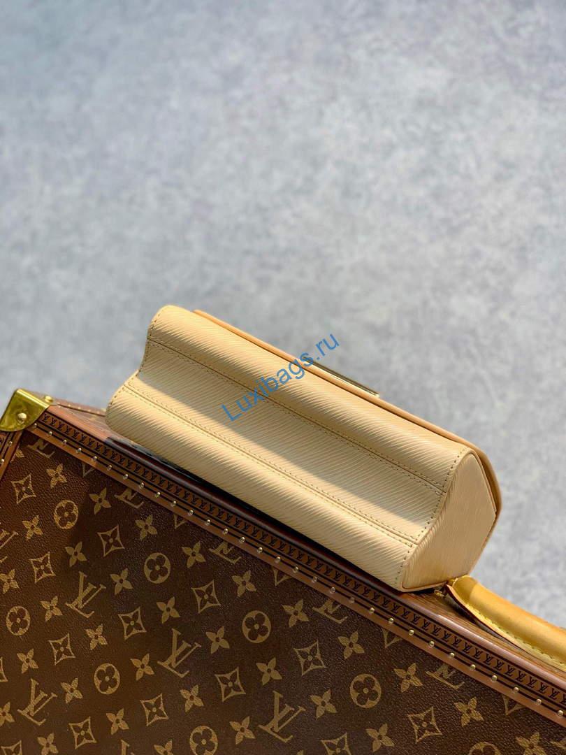 LV M59884 Louis Vuitton Twist MM Handbag Skin Color - Image 3