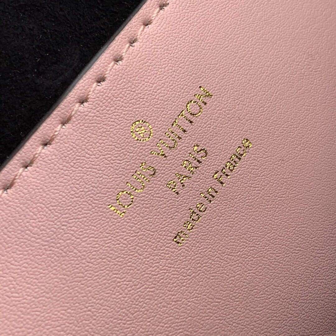 LV M57667 Louis Vuitton Twist MM Epi Handbag M57666 M57669 Black - Image 7