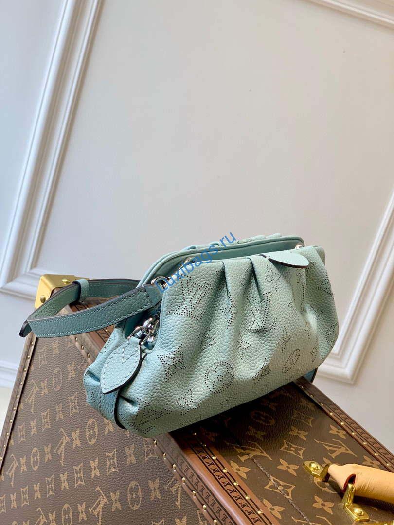 LV M80094 Louis Vuitton Scala Mini Pouch Bag M80092 Blue - Image 2