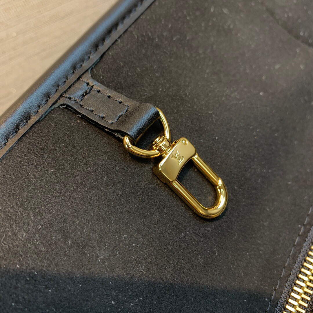 LV M59808 Louis Vuitton Saint Jacques Bag Black - Image 7