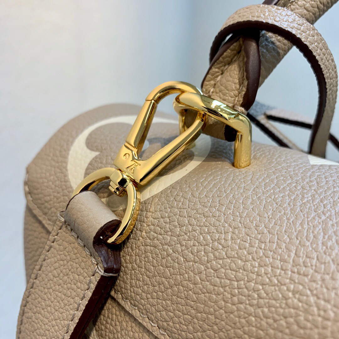 LV M46041 Louis Vuitton Madeleine MM Handbag Embossed Grained Cowhide Leather - Image 4