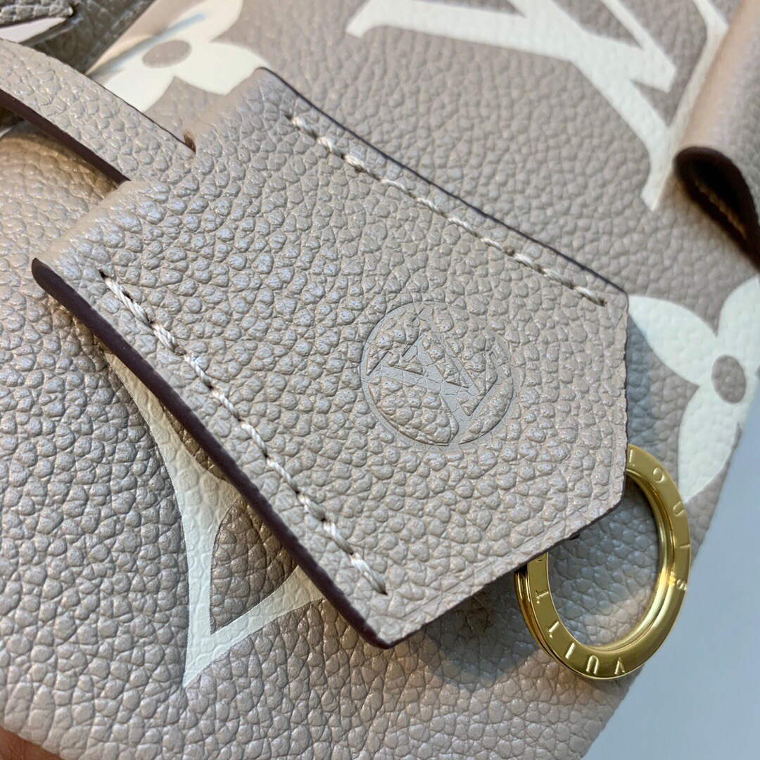LV M46041 Louis Vuitton Madeleine MM Handbag Embossed Grained Cowhide Leather - Image 5