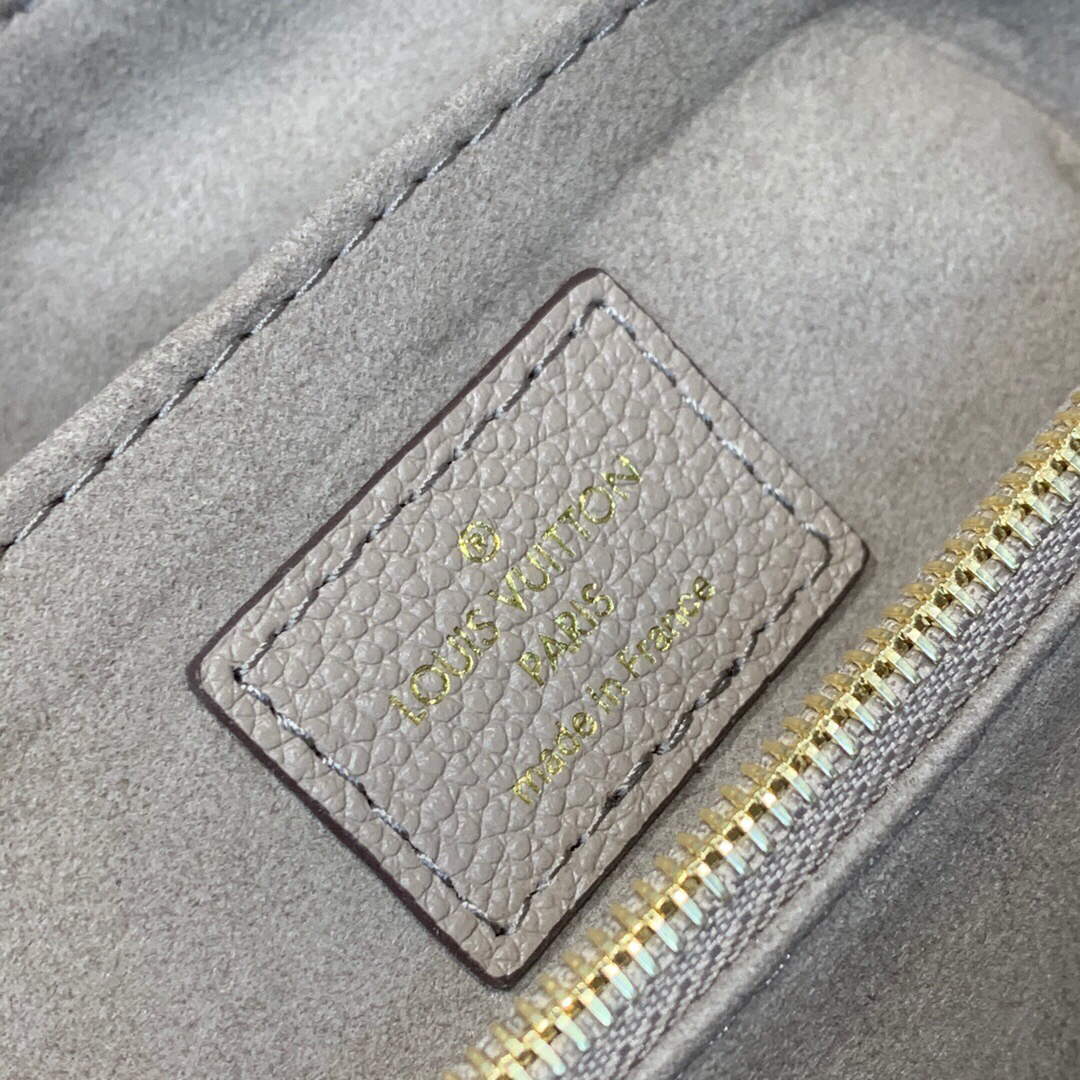 LV M46041 Louis Vuitton Madeleine MM Handbag Embossed Grained Cowhide Leather - Image 6