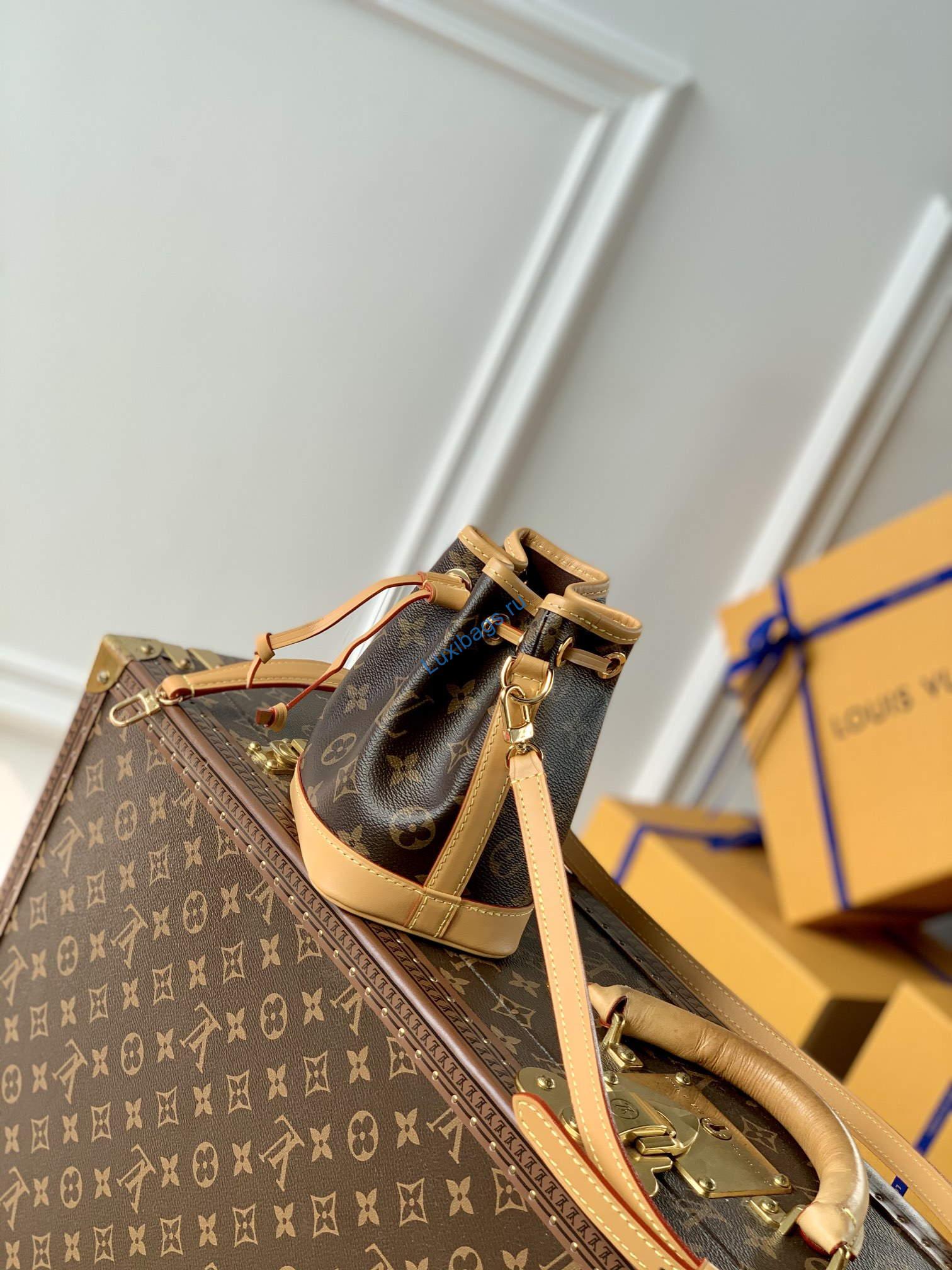 LV M81266 Louis Vuitton Nano Noe Monogram Bag - Image 2