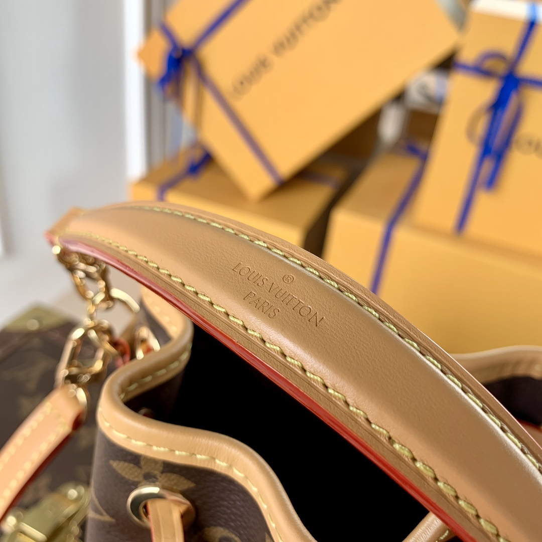 LV M81266 Louis Vuitton Nano Noe Monogram Bag - Image 7