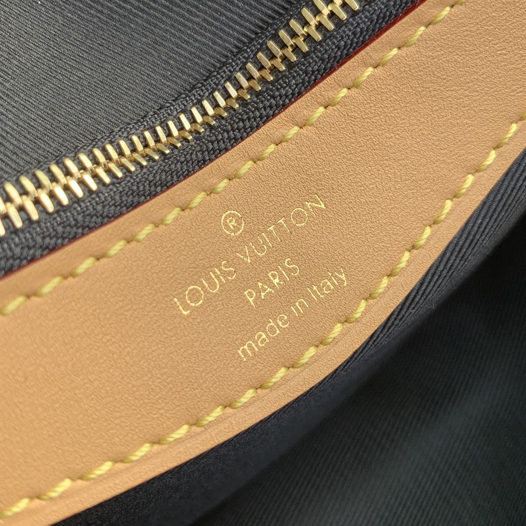 LV M46049 Louis Vuitton Diane Monogram M45985 Bag Black - Image 7